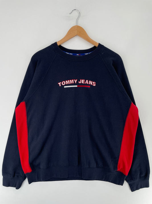 90's TOMMY JEANS Size L Vintage Sweat-shirt / G5226S