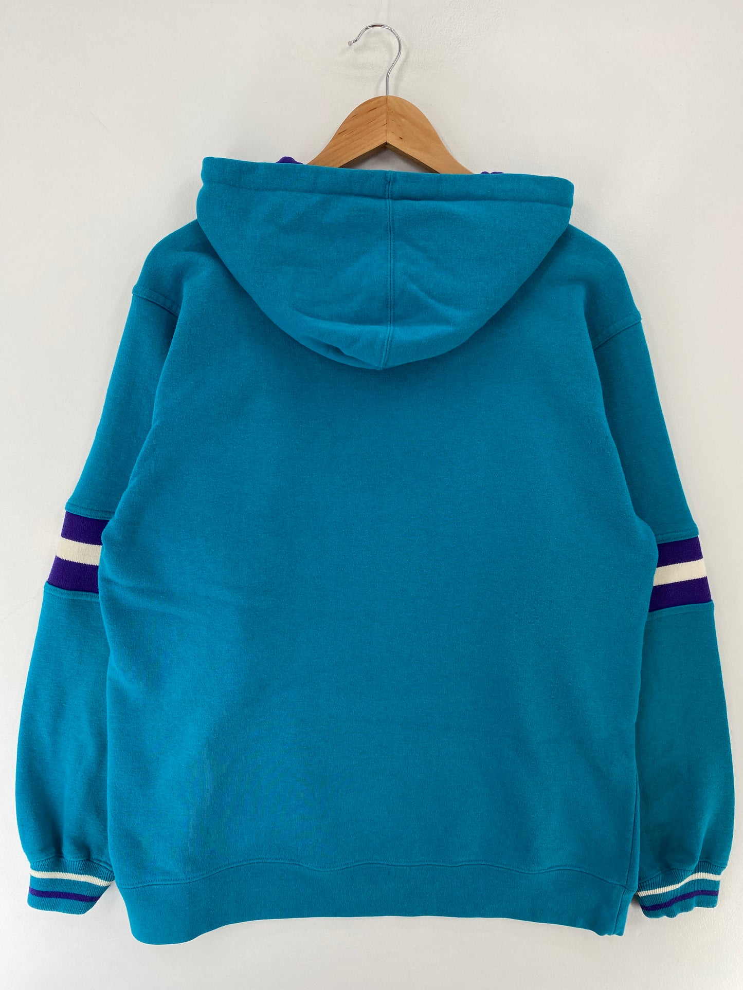 Vintage NEW ORLEANS HORNETS Size M Vintage NBA Hoodies Sweat-Shirt / F269S