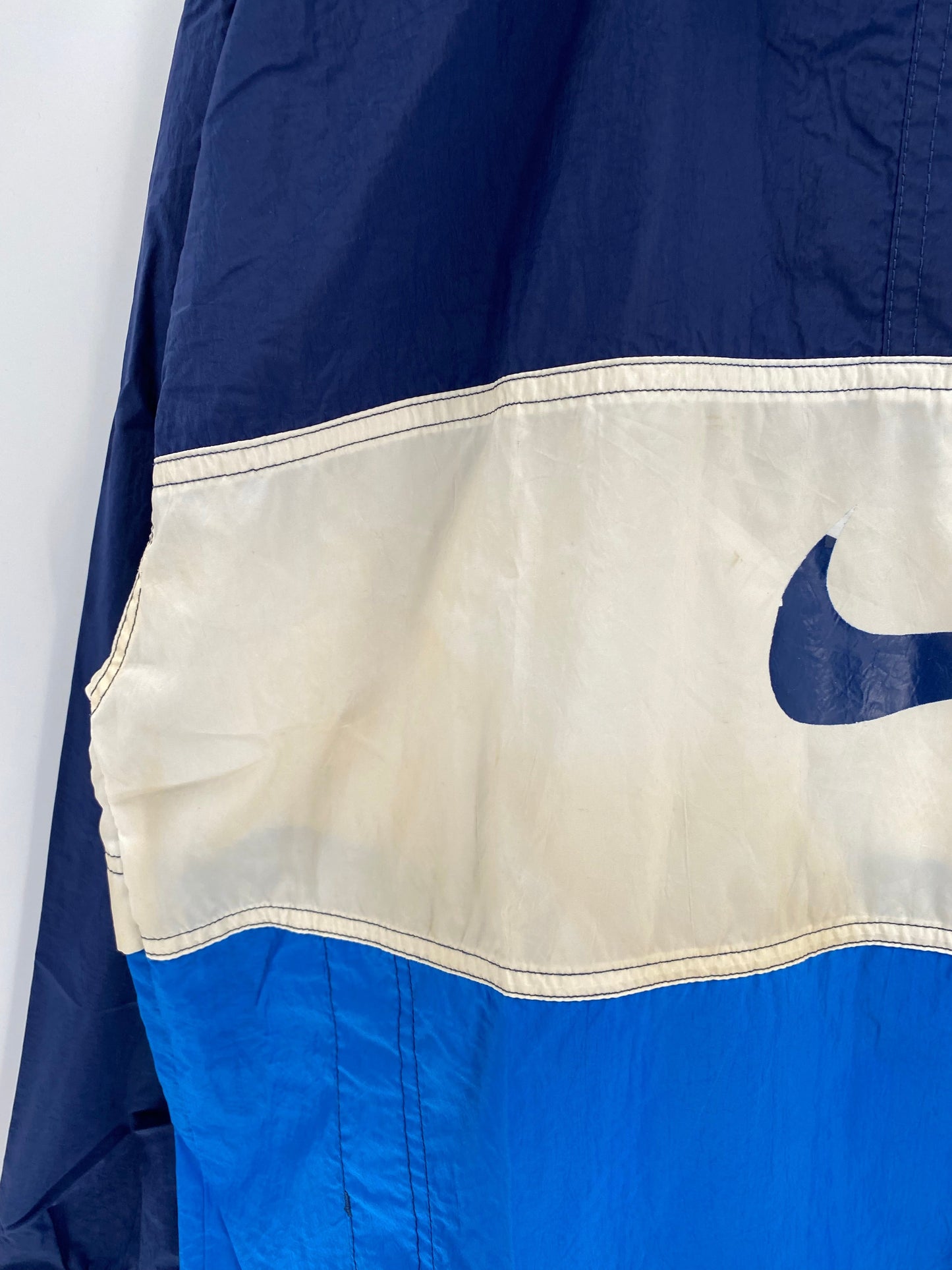 90's NIKE Size Kids XL Vintage Half-Zip Nylon Jacket  / E9235N