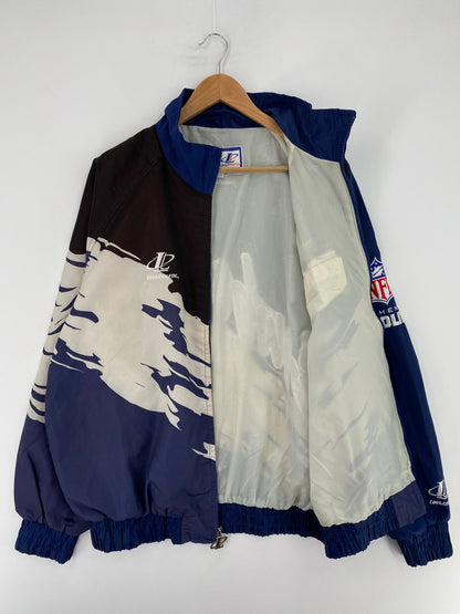 90’s DALLAS COWBOYS Size L Vintage NFL Nylon Jacket / E9059N