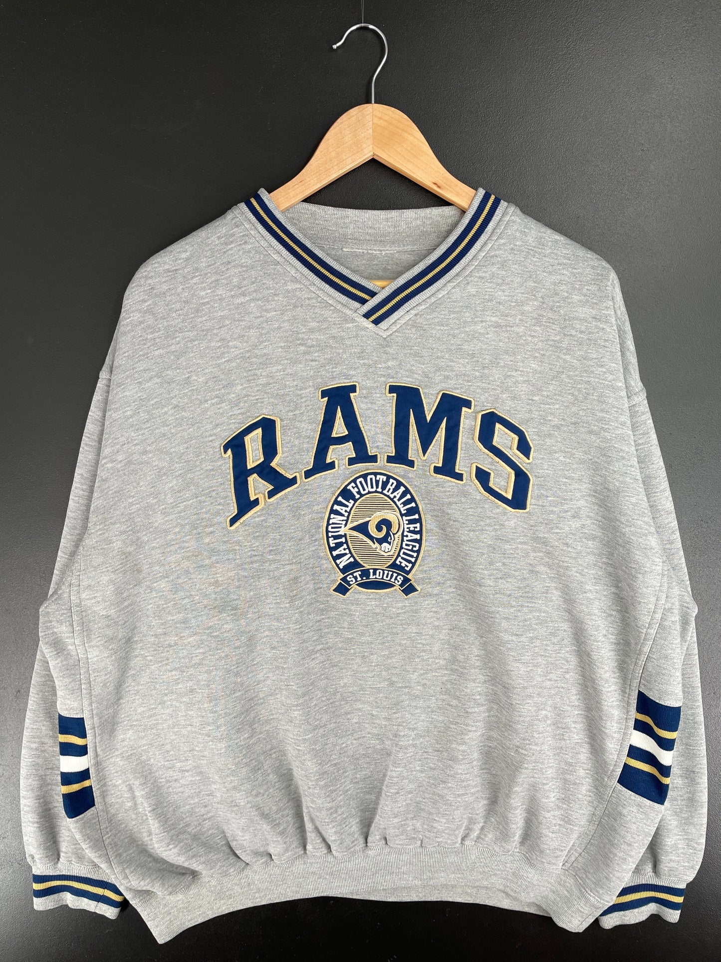 Vintage ST.LOUIS RAMS Size Approx.XXL Vintage NFL Sweat-shirt / F4310S