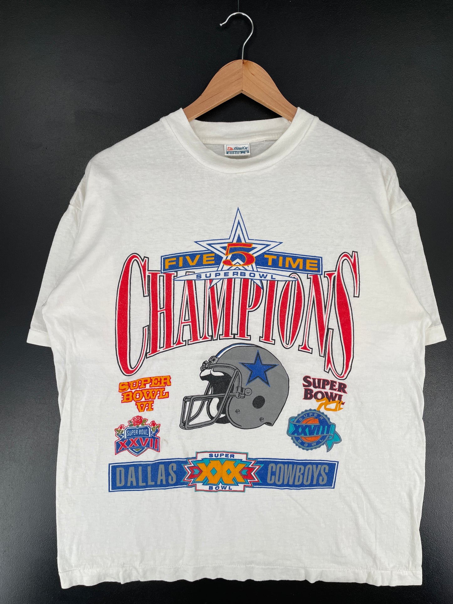 90’s DALLAS COWBOYS Size L Vintage NFL T-shirt / E7926T