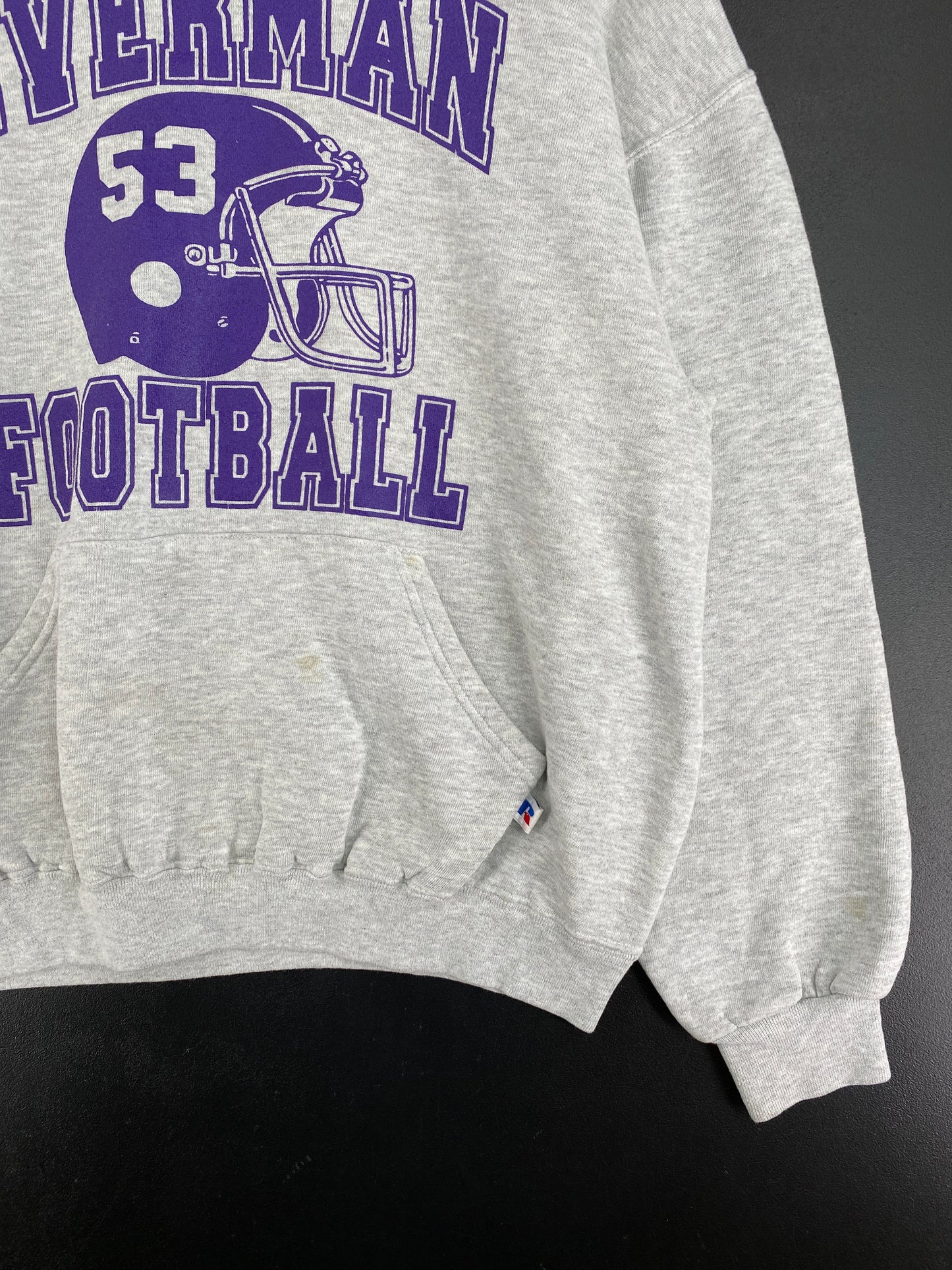 90’s EVERMAN Size L Vintage Hoodie College Sweat shirt / E9214S