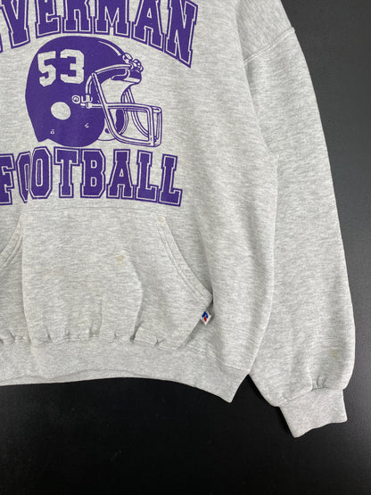 90’s EVERMAN Size L Vintage Hoodie College Sweat shirt / E9214S
