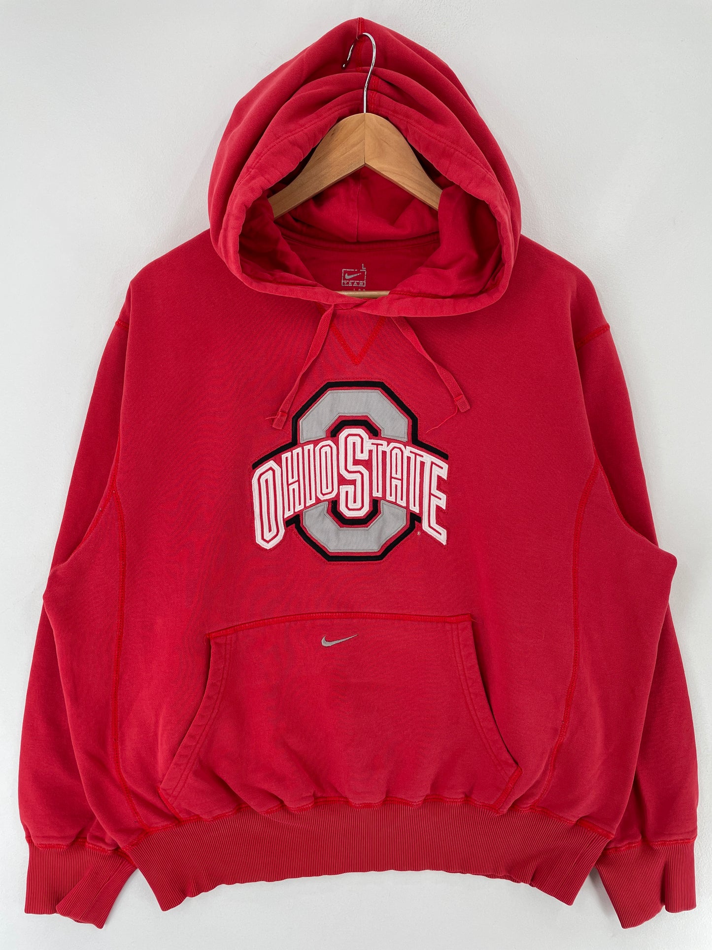 Vintage NIKE x OHIO STATE Size L College Hoodie Sweat-Shirt / E7188S