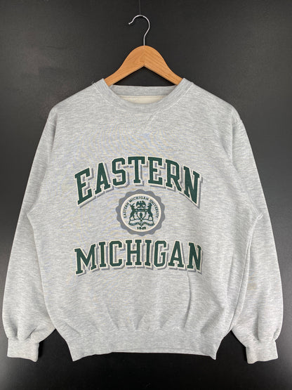 90's EASTERN MICHIGAN Size L Vintage College Sweat shirt / E9074S