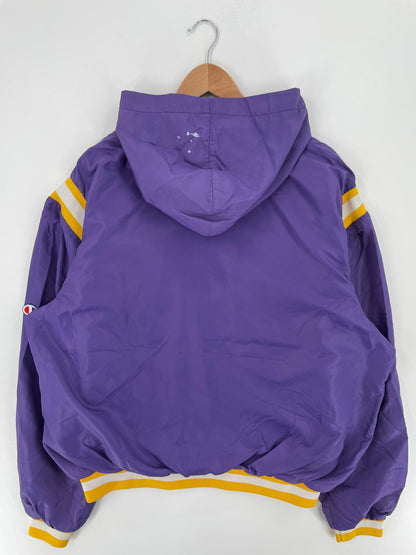 80’s CHAMPION x LIONS Made in USA Size L Vintage Nylon Jacket /  F283N