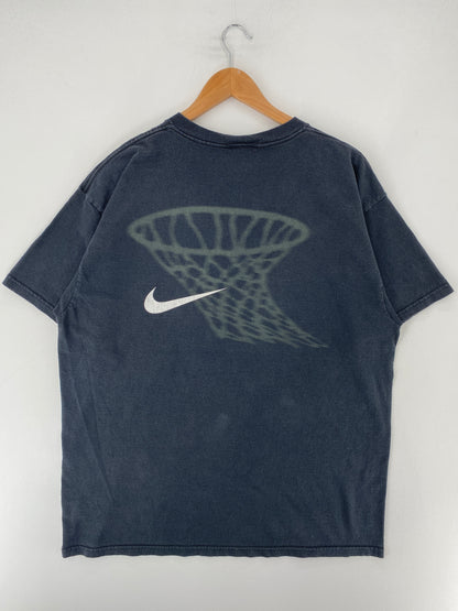 90's NIKE BASKETBALL Made in USA Size L Vintage T-Shirt / E9402T