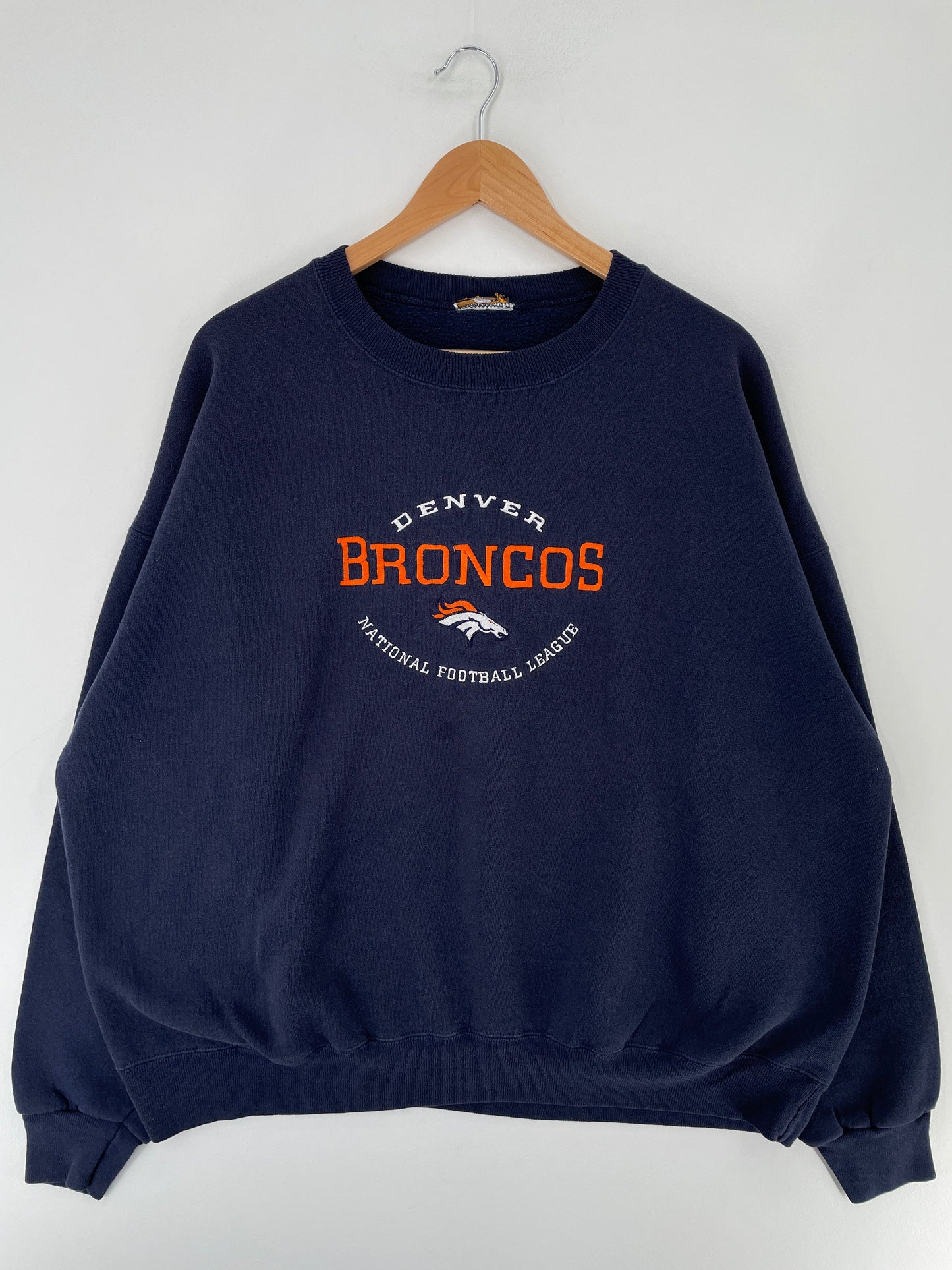 90’s DENVER BRONCOS Size Approx.XXL NFL Sweat-Shirt / F5057S
