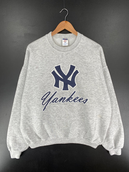 90's NEW YORK YANKEES Size XL Vintage MLB Sweat-Shirt / E7827S