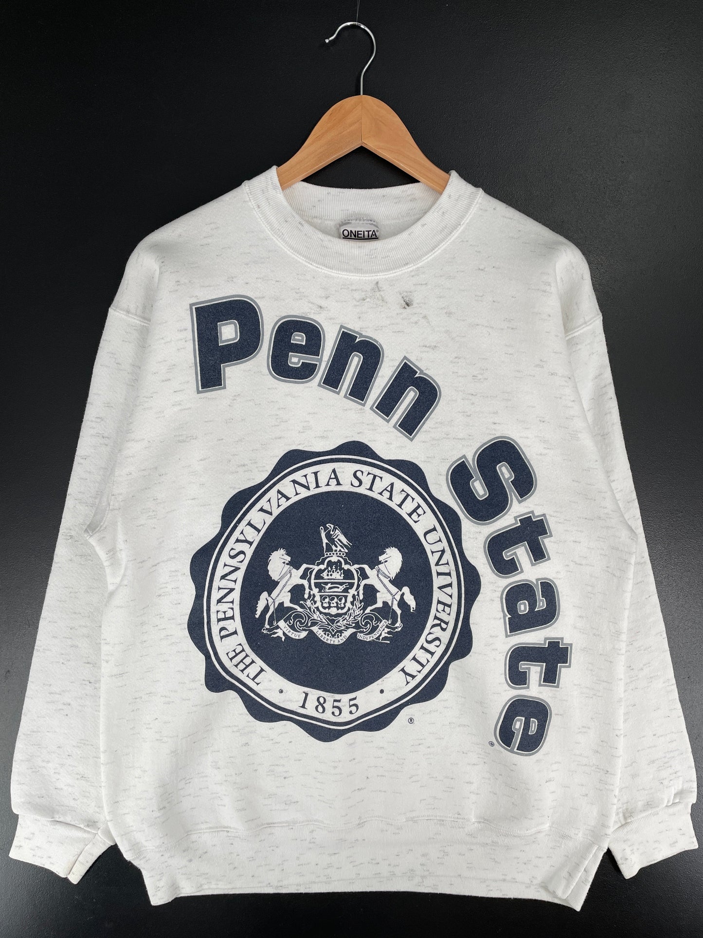 90's PENN STATE Made in USA Size L Vintage College Sweat-Shirt / F3851S