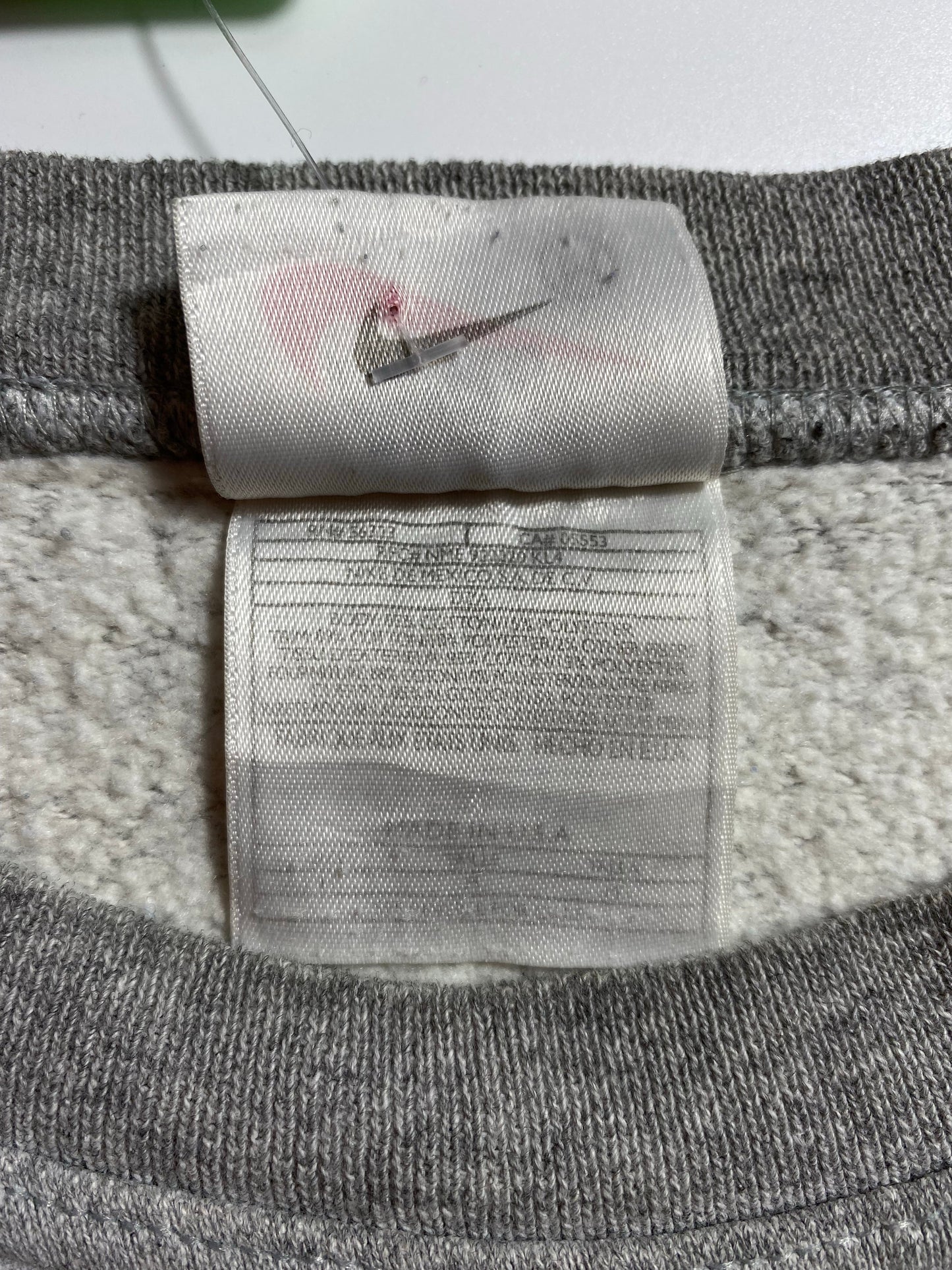 90's NIKE MINI SWOOSH Made in USA Size M Vintage Sweat-Shirt / F1636S