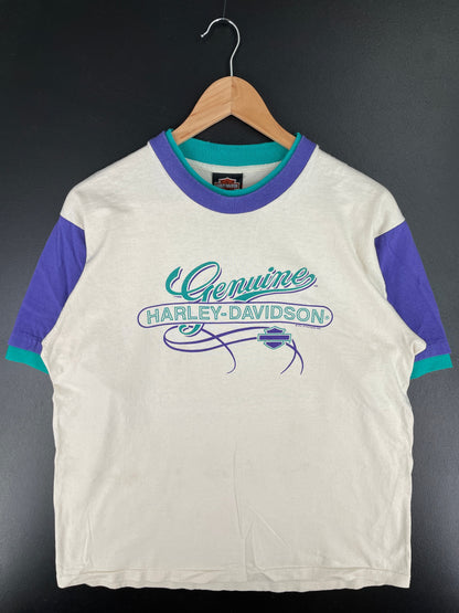90's HARLEY DAVIDSON GREENVILLE Made in USA Size L Vintage T-Shirts / F1815T