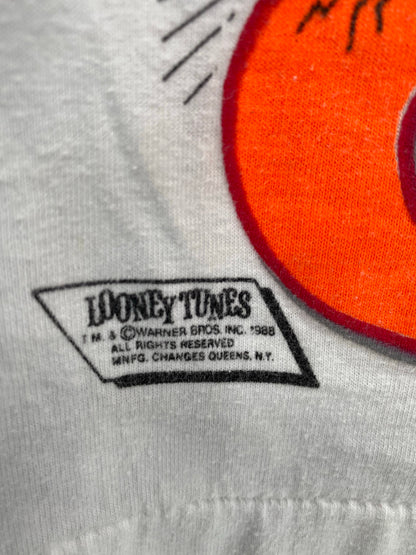 .1988 LOONEY TUNES TAZ Made in USA Size S Vintage T-Shirts / F1150T