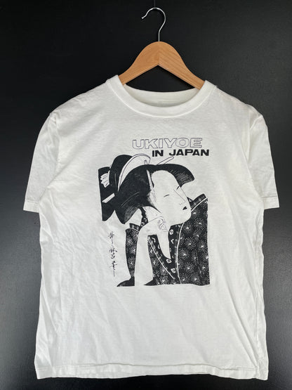 Vintage UKIYOE IN JAPAN Size Approx.M T-Shirt / E7587T