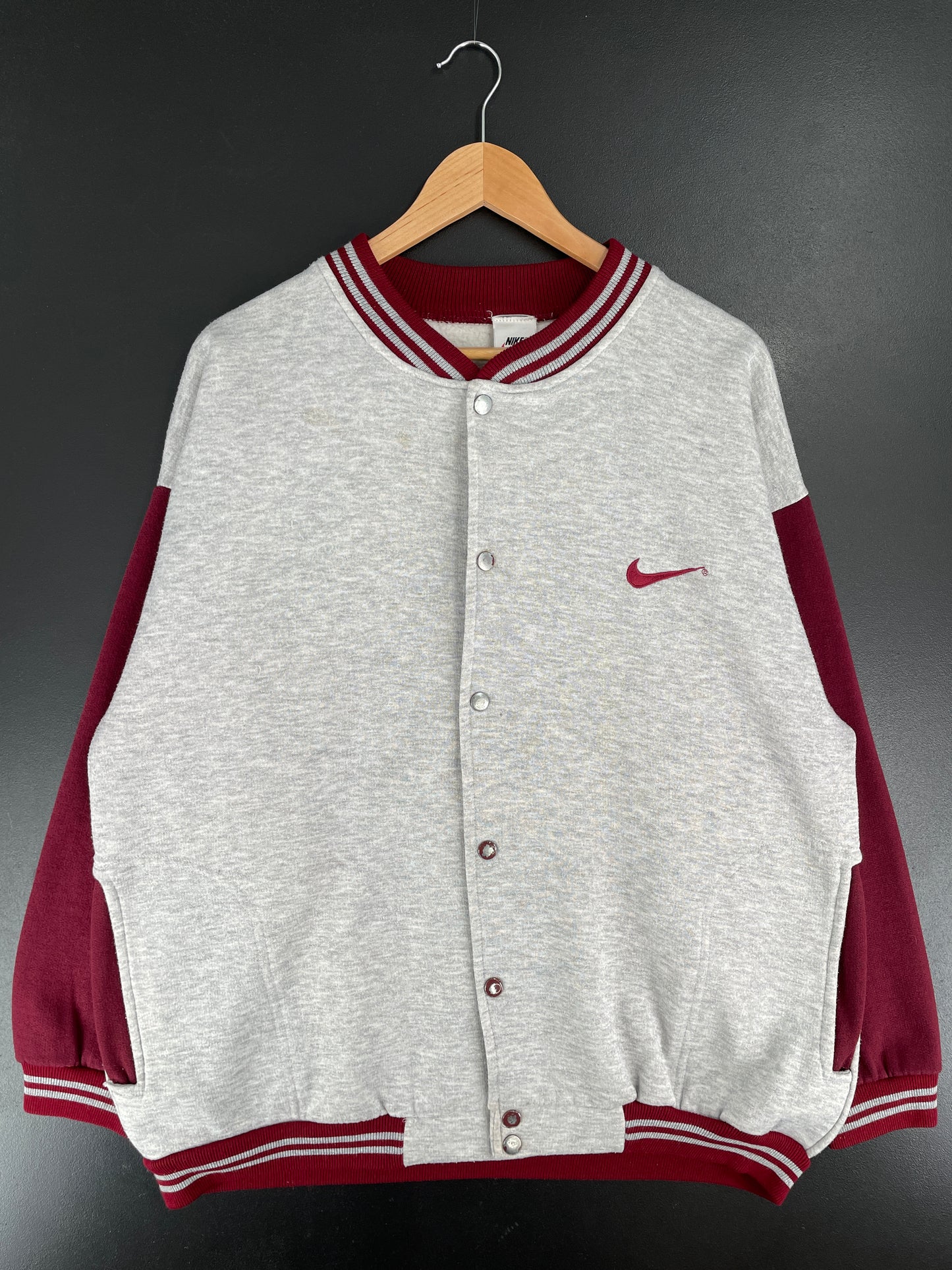 90's NIKE Made in USA Size XL Vintage Sweat Jacket / E6891S