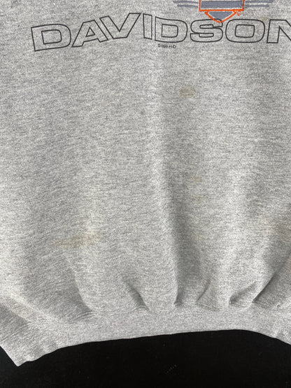 1999 HARLEY DAVIDSON Made in USA Size XL Vintage Sweat-Shirt / F4561S
