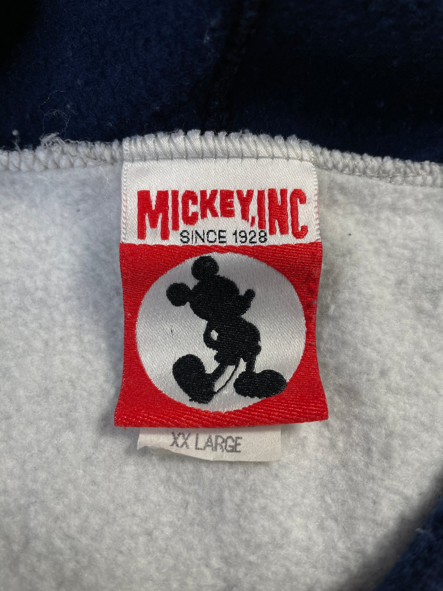 90's DISNEY MICKEY Made in USA Size XXL Vintage Hoodie Sweat-shirt / E8405S