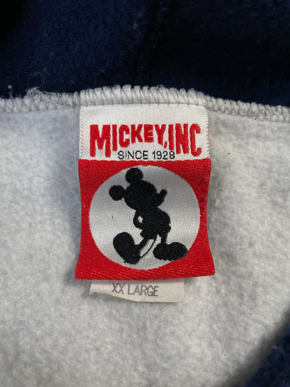 90's DISNEY MICKEY Made in USA Size XXL Vintage Hoodie Sweat-shirt / E8405S