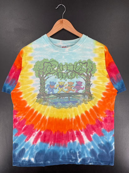 1997 GRATEFUL DEAD Size L Vintage Music T-shirt / E8438T