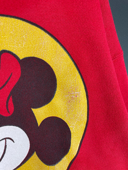 90's DISNEY MICKEY MINNIE Made in USA Size L Vintage Sweat-shirt / F4244S