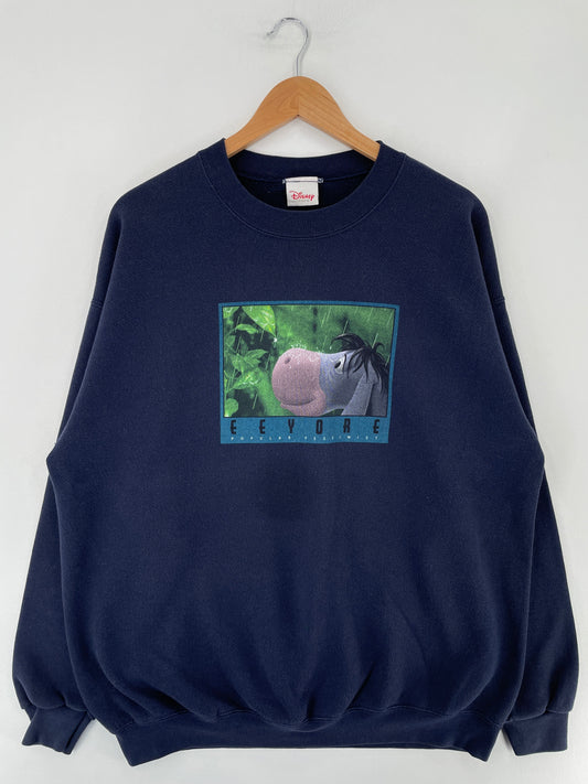 Vintage DISNEY EEYORE Size Approx.XL Sweat-shirt / G1565S