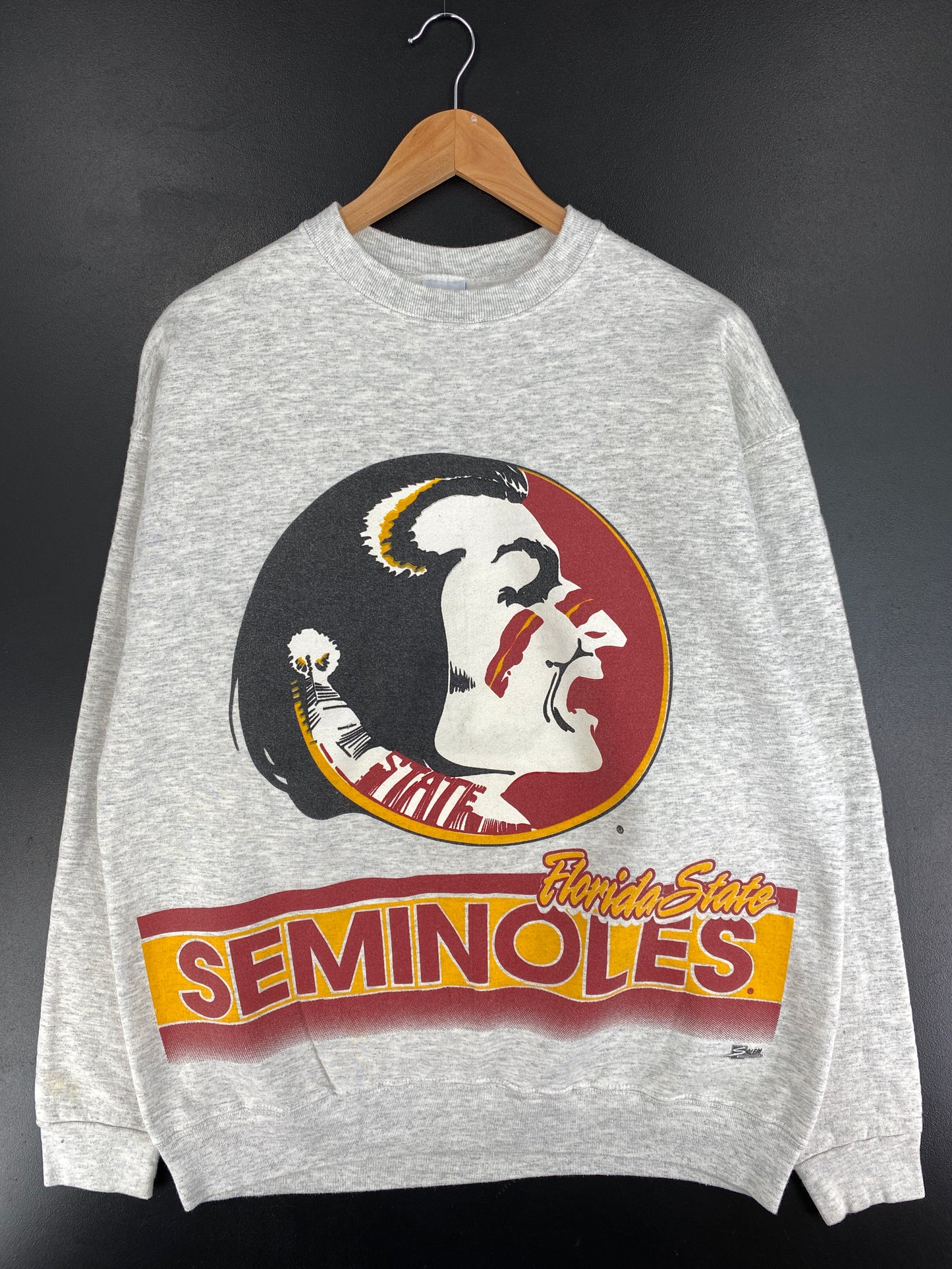 90's SALEM X FLORIDA STATE SEMINOLES Size XL College Sweat-shirt / E9204S