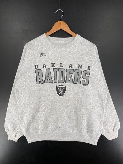 1996 OAKLAND RAIDERS Size Approx.XL Vintage NFL Sweat-Shirt / F796S