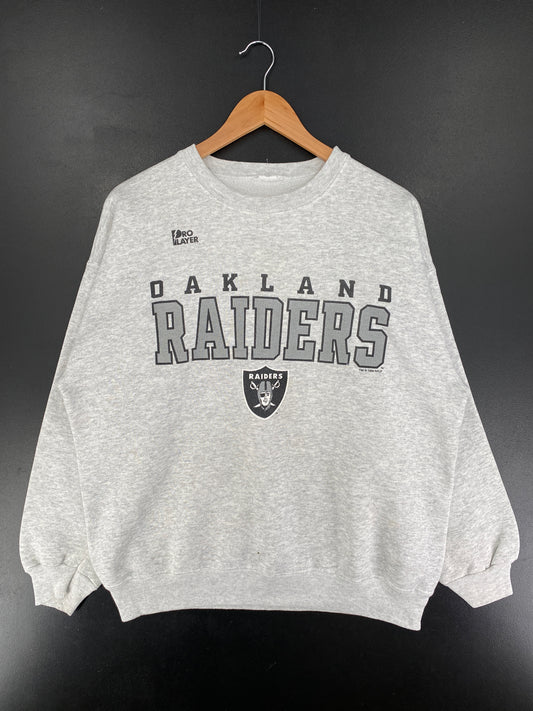 1996 OAKLAND RAIDERS Size Approx.XL Vintage NFL Sweat-Shirt / F796S