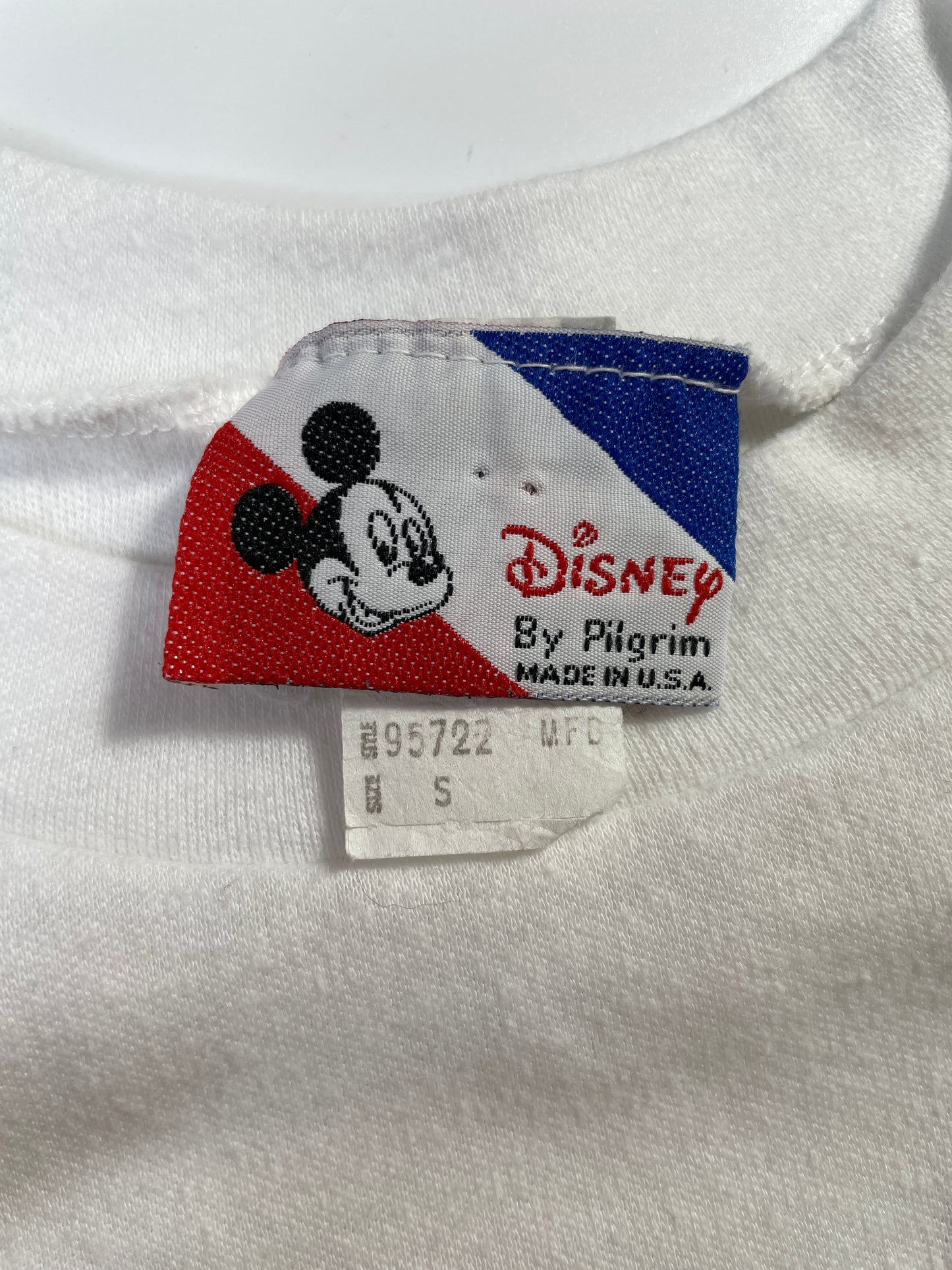 .90's DISNEY MICKEY Made in USA Size S Vintage T-shirt / E7087T