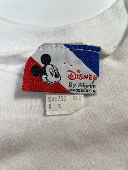 .90's DISNEY MICKEY Made in USA Size S Vintage T-shirt / E7087T