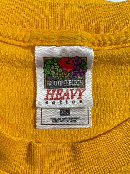 2003 IOWA HAWKEYES Size XXL Vintage College T-shirt / F2373T