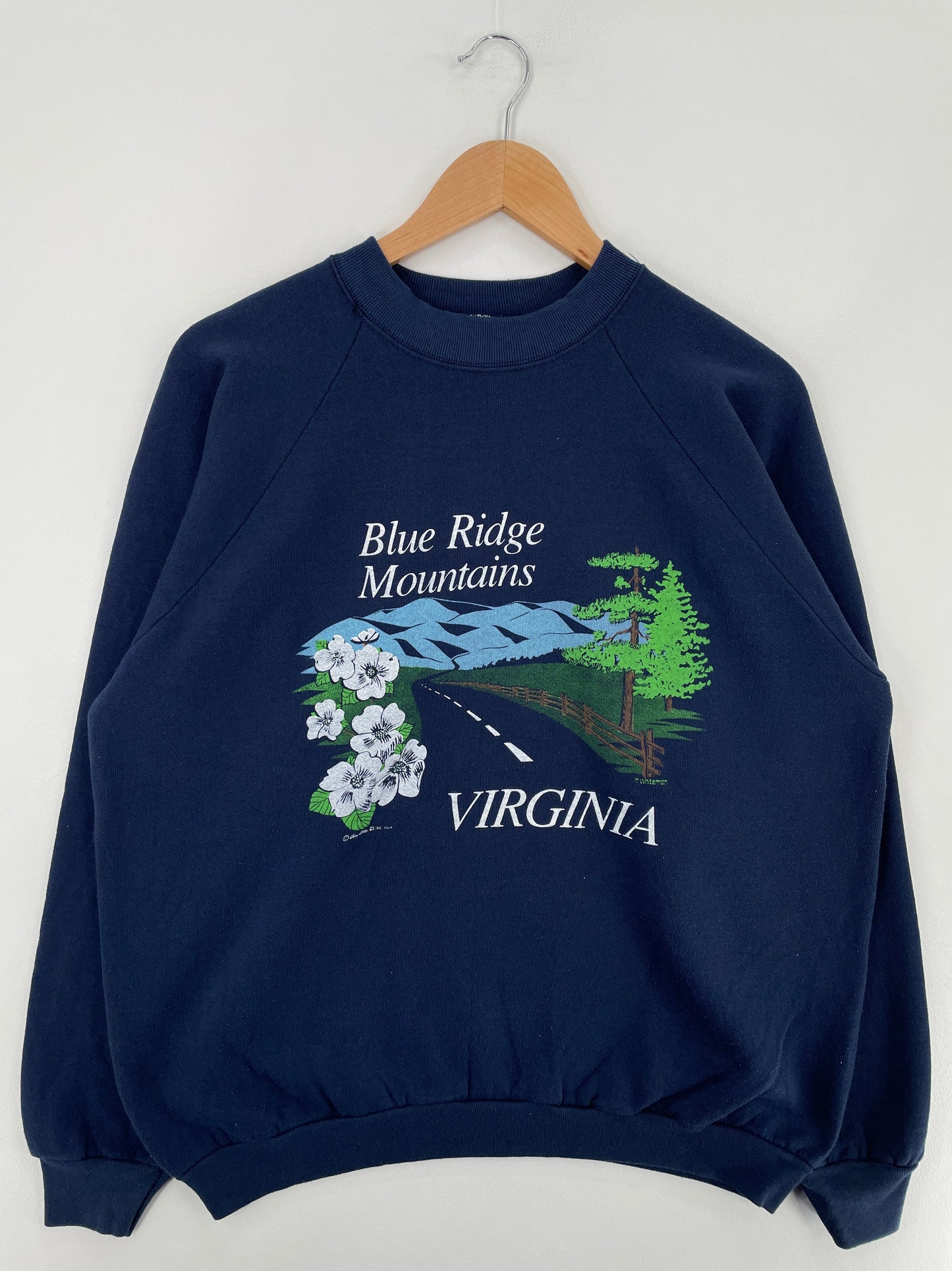 90's VIRGINIA Made in USA Size XL Vintage College Sweat-shirt / F5748S