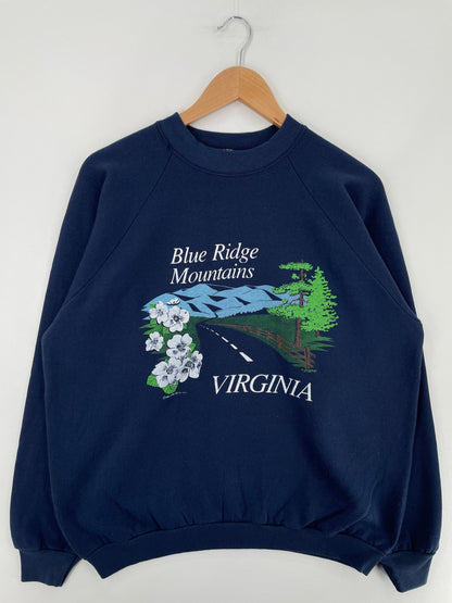 90's VIRGINIA Made in USA Size XL Vintage College Sweat-shirt / F5748S