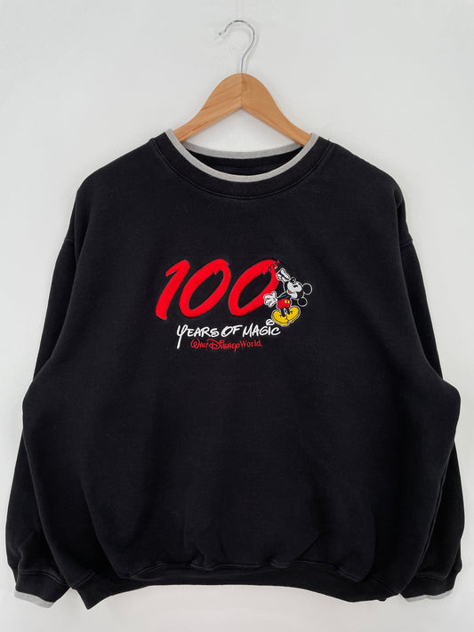 00' DISNEY MICKEY Size XL Vintage Sweat-shirt / F6166S