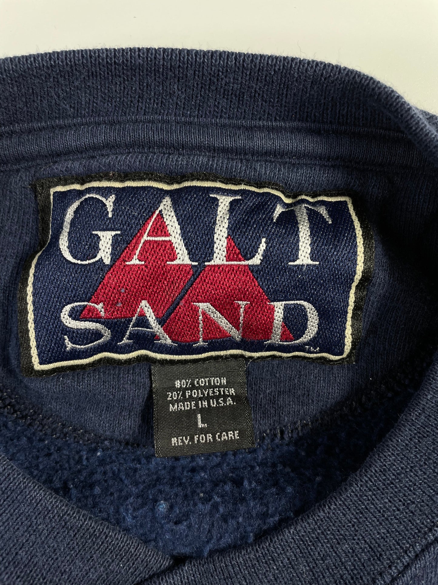 90's EASTRN ILLINOIS EIU MAde in USA Size L Vintage College Sweat-shirt / F4251S