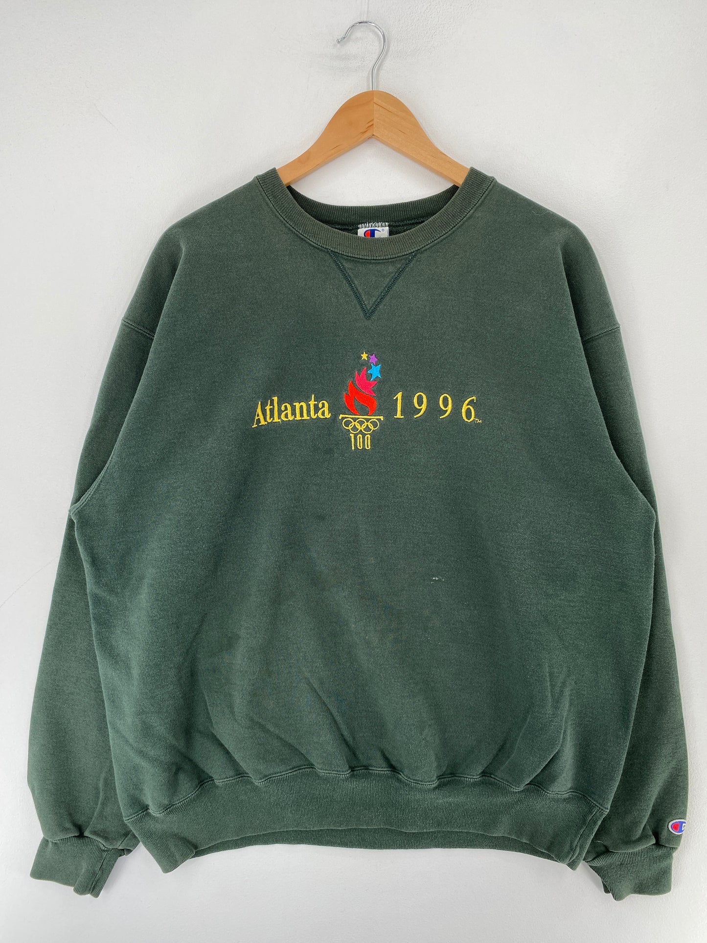 1996 ATLANTA OLYMPIC Made in USA Size XXL Vintage Sweat-shirt / F355S