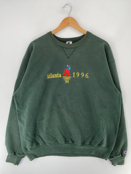1996 ATLANTA OLYMPIC Made in USA Size XXL Vintage Sweat-shirt / F355S