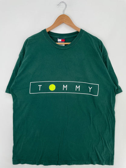 90's TOMMY TENNIS Size XL Vintage T-Shirt / G1249T