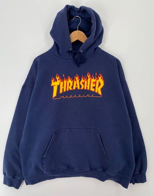 Vintage THRASHER Size XL Hoodie Sweat-shirt / F8026S