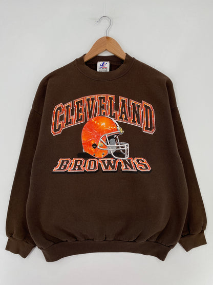 00' CLEVELAND BROWNS Size XL Vintage NFL Sweat-Shirt / F4628S