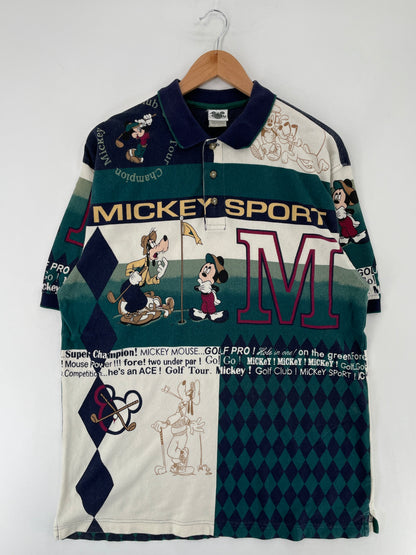 00' DISNEY Size Approx.L Vintage Polo-Shirt / E8474B