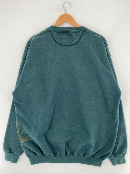 90's DEER Made in USA Size XL Vintage Sweat-Shirts / E9367S