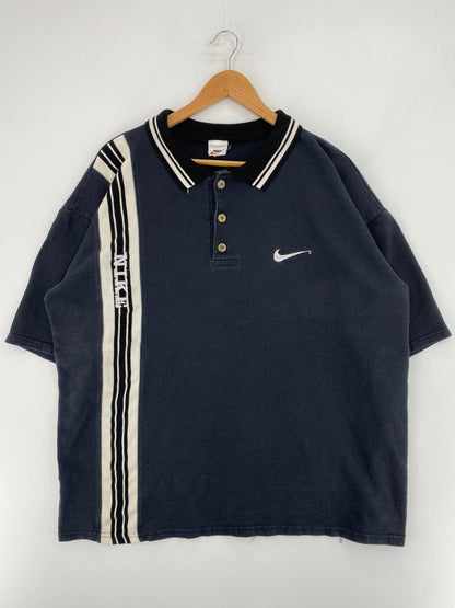 90's NIKE Bootleg MINI SWOOSH Size XXL Vintage Polo-Shirt / E9356T