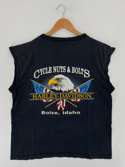 1995 HARLEY DAVIDSON Made in USA Size L Vintage Tank top / E7468T