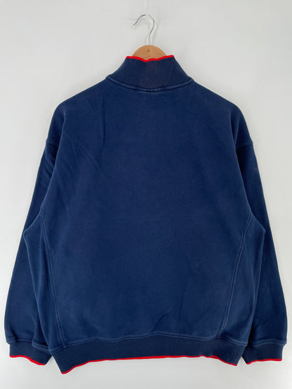 .00' NIKE x CHICAGO CUBS Size M Vintage MLB Half Zip Sweat-Shirt / F4446S