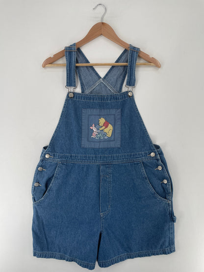 Vintage DISNEY WINNIE THE POOH Size Approx.L Denim Overall / G1965P