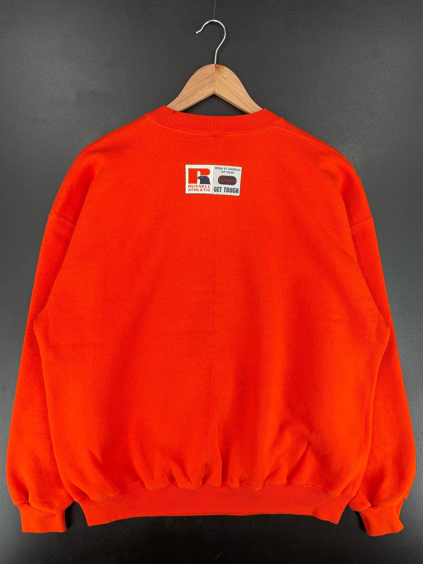 90’s RUSSELL x CLEMSON Size Approx.XL College Sweat shirt / E8413S