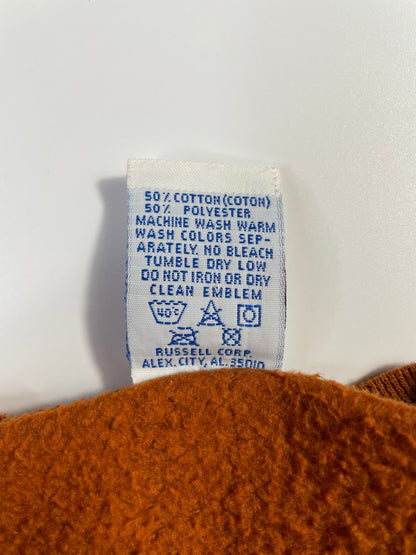 90's RUSSELL x TEXAS LONGHORNS Made in USA Size L Vintage College Sweat-shirt / E9904S