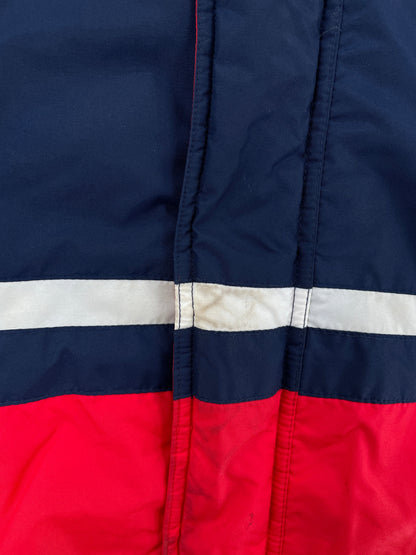 90’s CLEVELAND INDIANS Size L Vintage NFL Padded Nylon Jacket / F3329N